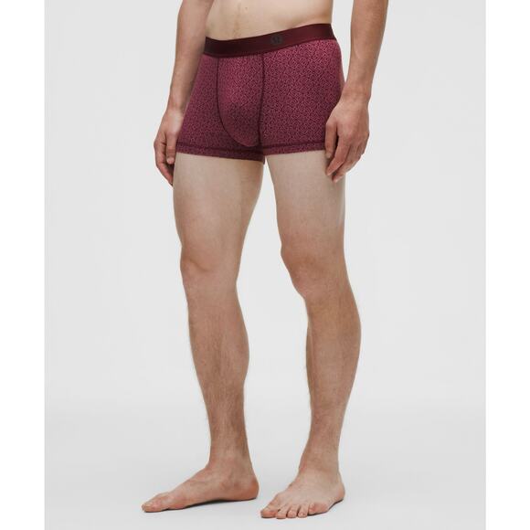 Lululemon Other - NEW Lululemon Always In Motion Boxer Brief 3” Inseam XXL Pink Logo Modal NWT